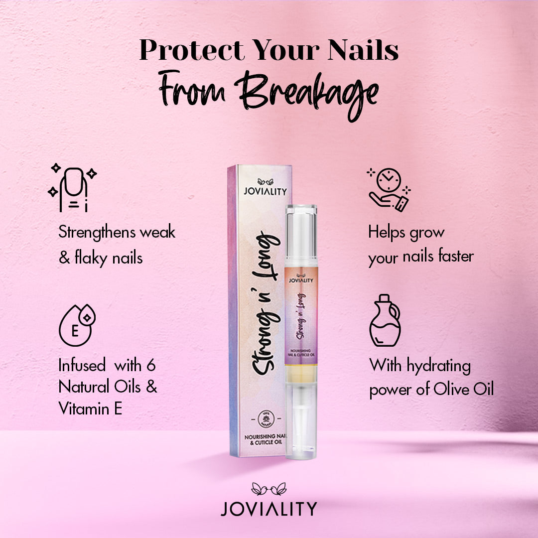 Joviality growth serum top results effective hydrating cuticles long strong hard treat breakage gel polish damage UAE Egypt KSA Kuwait Qatar Iraq Bahrain
زيت تقوية تطويل علاج الاظافر المتكسرة الهشة جوفياليتي - نتائج رائعة - ترطيب فعال - قوي - قوي - يعالج التكسر - طلاء الجل - التلف - الإمارات العربية المتحدة - مصر - المملكة العربية السعودية - الكويت - قطر - العراق - البحرين