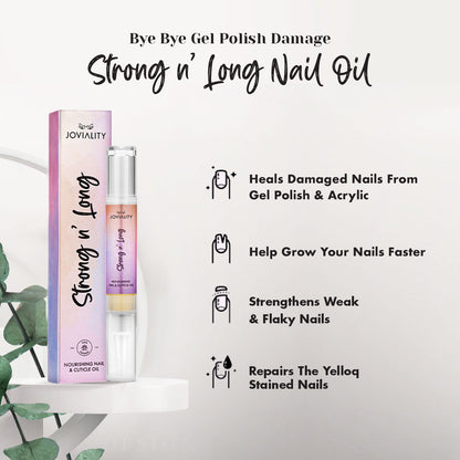 Joviality growth serum top results effective hydrating cuticles long strong hard treat breakage gel polish damage UAE Egypt KSA Kuwait Qatar Iraq Bahrain
زيت تقوية تطويل علاج الاظافر المتكسرة الهشة جوفياليتي - نتائج رائعة - ترطيب فعال - قوي - قوي - يعالج التكسر - طلاء الجل - التلف - الإمارات العربية المتحدة - مصر - المملكة العربية السعودية - الكويت - قطر - العراق - البحرين
